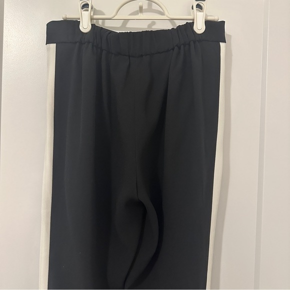 Babaton Aritzia Black White Tuxedo Cropped Trouser Pants Size 4 Women’s - Picture 8 of 12